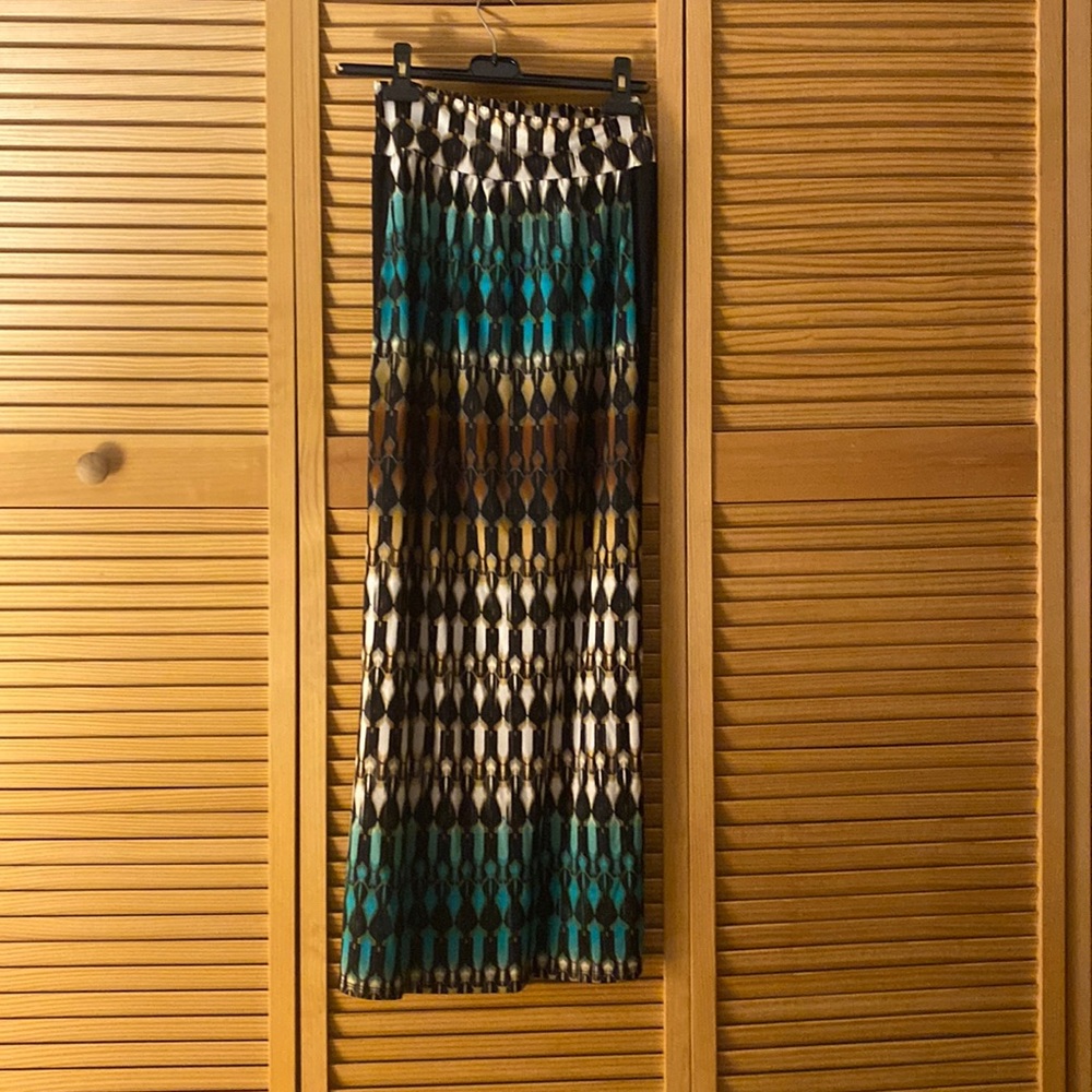 Multi colored maxi skirt